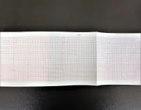 PAPEL TERMOSENSÍVEL P/ CARDIOTOCÓGRAFO MEDPEJ MF-9100 TITS 112X100X150 - pacote com 10 blocos - Foto 2