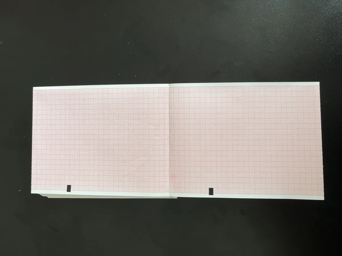 PAPEL TERMOSENSÍVEL P/ ECG MORTARA ELI 150 TITS 108X140X200 - pacote com 10 blocos Imagem