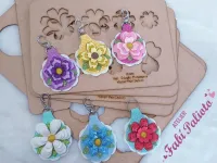 G1.330  Gabarito de Moldes em MDF Coleção Florescer - Foto 7