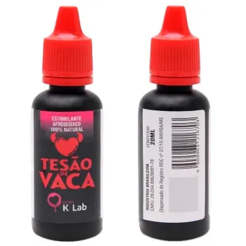 Tesão de Vaca Gotas Afrodisíacas K-LAB 20ml - KTV20 - Foto 2