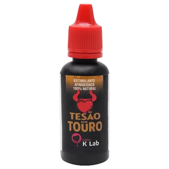 Tesão de Touro Gotas Afrodisíacas 20ml K-Lab - KTT20