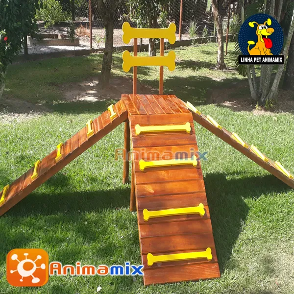 Plataforma Pet Agility 3 rampas