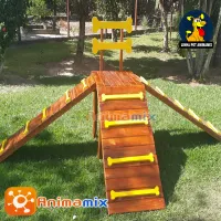 Plataforma Pet Agility 3 rampas