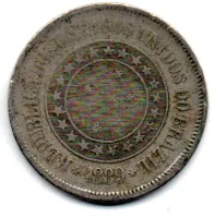 1889 - 200 Réis - Moeda Brasil
