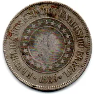 1889 - 200 Réis - Moeda Brasil