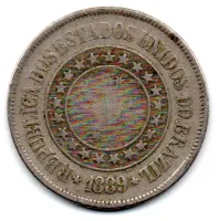 1889 - 200 Réis - Moeda Brasil
