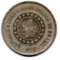 1889 - 200 Réis - Moeda Brasil