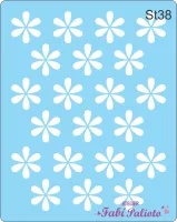 ST38  Stencil  Flor 6 petalas