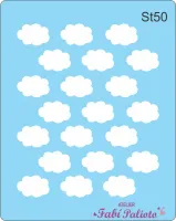 ST50  Stencil  Nuvens