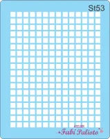 ST53  Stencil  Quadriculado