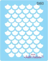 ST60  Stencil  Rabo de Sereia