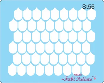  ST56  Stencil  Telhadinho 2