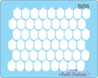  ST56  Stencil  Telhadinho 2