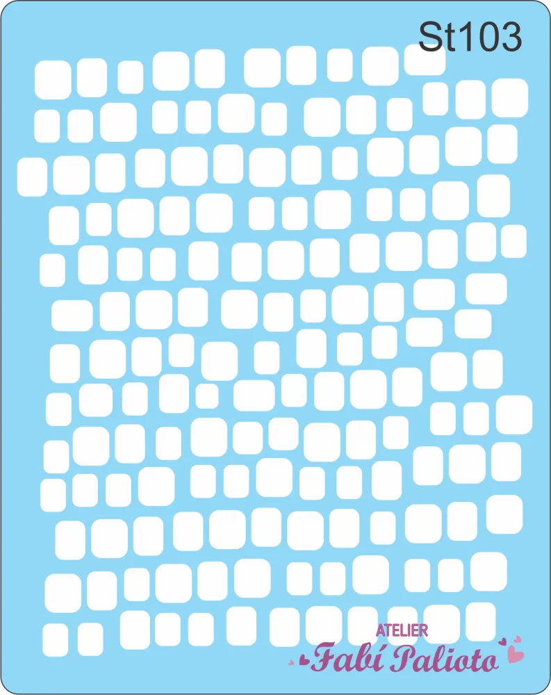 ST103 Stencil  Grãos de Milho Imagem