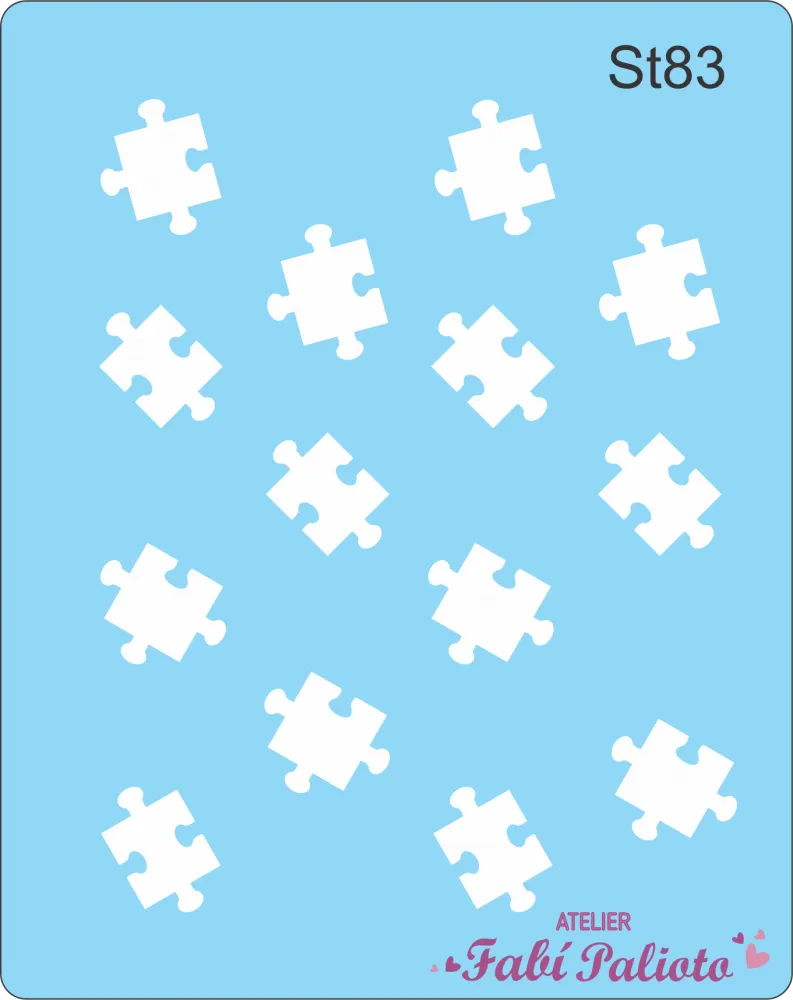 ST83 Stencil   Quebra cabeça