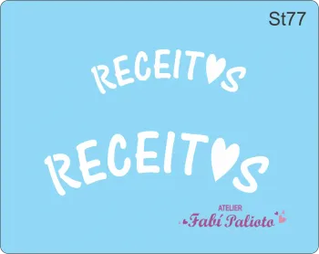 ST77  Stencil   Receitas