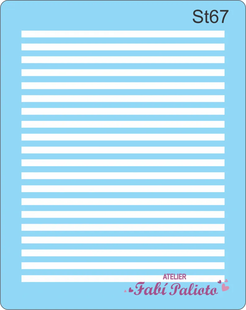 ST67  Stencil Listras