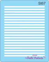 ST67  Stencil Listras