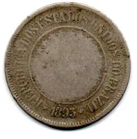 1893 - 200 Réis - Moeda Brasil
