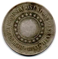 1893 - 200 Réis - Moeda Brasil
