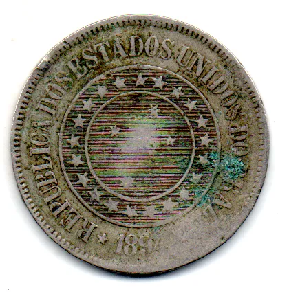 1894 - 200 Réis - Moeda Brasil