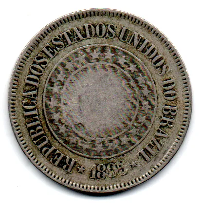 1895 - 200 Réis - Moeda Brasil