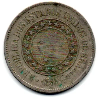 1895 - 200 Réis - Moeda Brasil