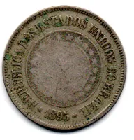 1895 - 200 Réis - Moeda Brasil