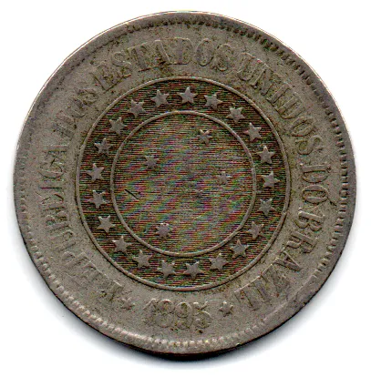 1895 - 200 Réis - Moeda Brasil