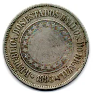 1895 - 200 Réis - Moeda Brasil