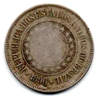 1896 - 200 Réis - Moeda Brasil