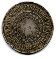 1896 - 200 Réis - Moeda Brasil