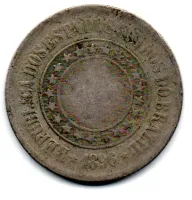 1896 - 200 Réis - Moeda Brasil