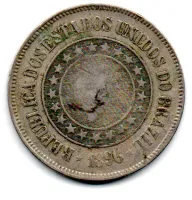 1896 - 200 Réis - Moeda Brasil