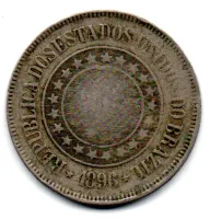 1896 - 200 Réis - Moeda Brasil