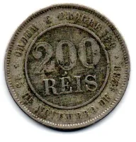 1897 - 200 Réis - Moeda Brasil - Foto 2