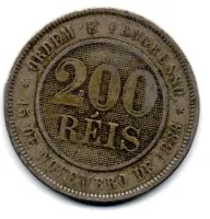 1897 - 200 Réis - Moeda Brasil - Foto 2