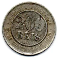 1897 - 200 Réis - Moeda Brasil - Foto 2