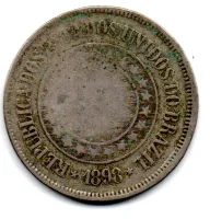 1898 - 200 Réis - Moeda Brasil