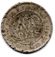 1898 - 200 Réis - Moeda Brasil - UTG - C/ Danos - Foto 2