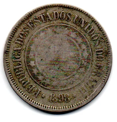 1898 - 200 Réis - Moeda Brasil