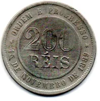 1898 - 200 Réis - Moeda Brasil - Foto 2