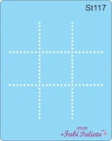 ST117 Stencil  Jogo da Velha