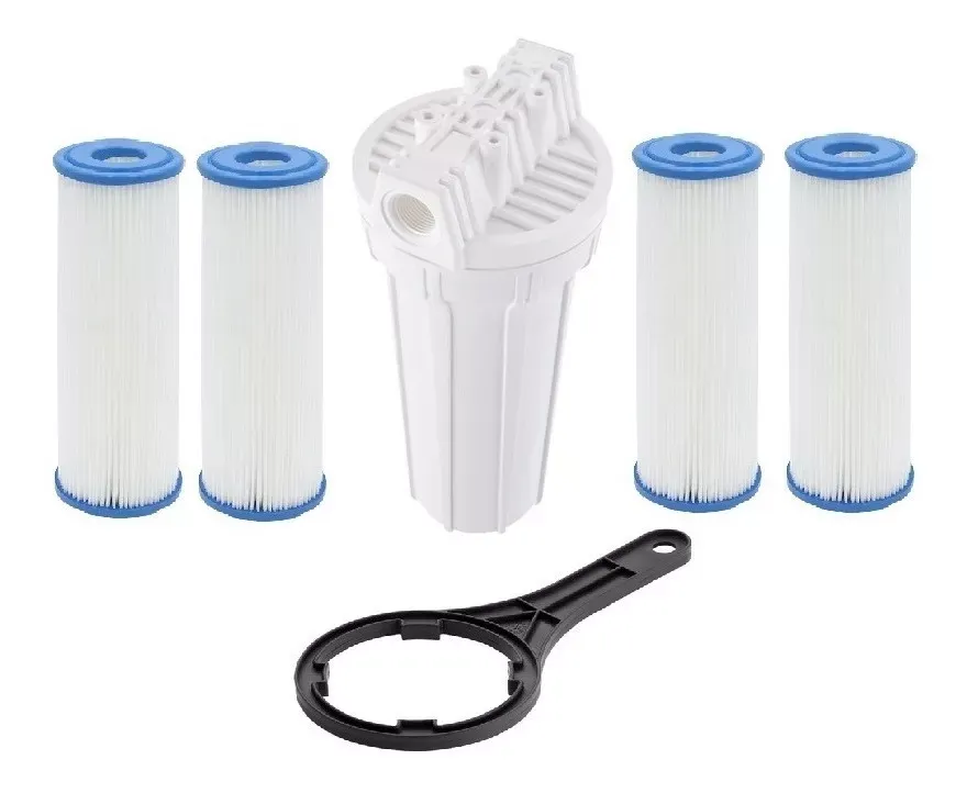 Filtro Poço Artesiano Retenção Areia Fina Gbf1800 + .3 Refil