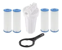 Filtro Poço Artesiano Retenção Areia Fina Gbf1800 + .3 Refil