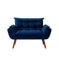 Poltrona Namoradeira em suede Le estofafdos(encomenda 5 dias) - Foto 3