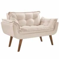 Poltrona Namoradeira em suede Le estofafdos(encomenda 5 dias) - Foto 4