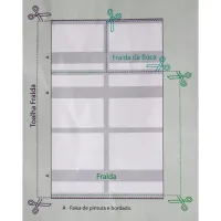 Tecido Fralda Branco Multi Arte Döhler(babete) - Foto 2