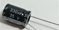 CAPACITOR ELETROLITICO 330UFX35V