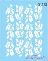 ST112 Stencil Raminhos Pequenos